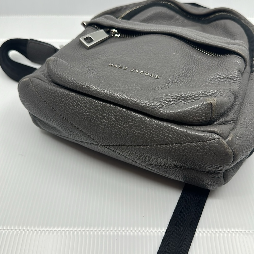 Marc Jacobs Gray Leather Backpack - image 6